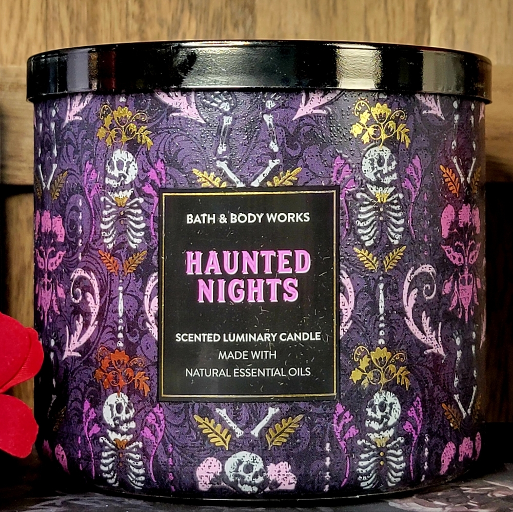 B&BW 👻🌌 Haunted Nights 3-Wick Luminary  Candle